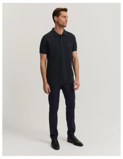 Country Road Australian Cotton Pique Polo in Navy