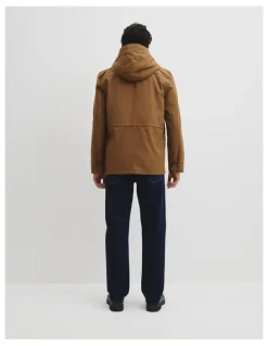 Country Road Canvas Parka in Tan