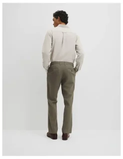 Country Road Linen Cotton Pant in Dried Sage