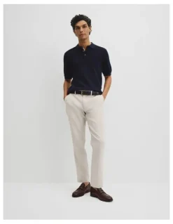 Country Road Linen Cotton Pant in Oat