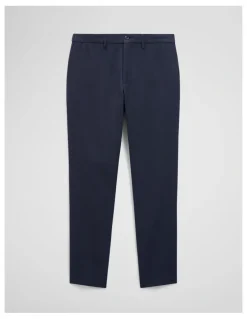 Country Road Linen Cotton Pant in Navy