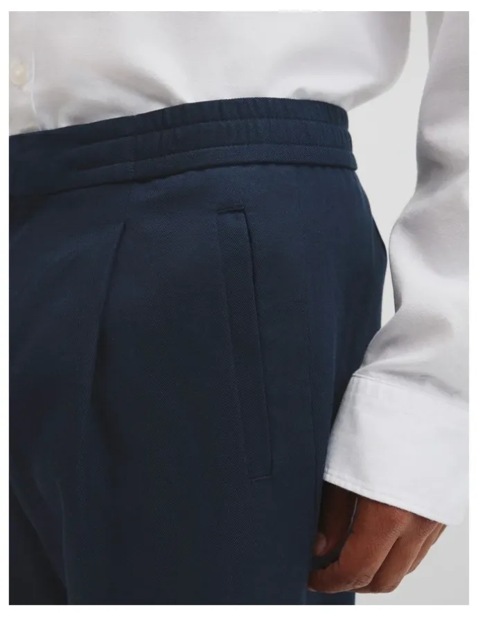 Country Road Relaxed Elastic Pant in Navy