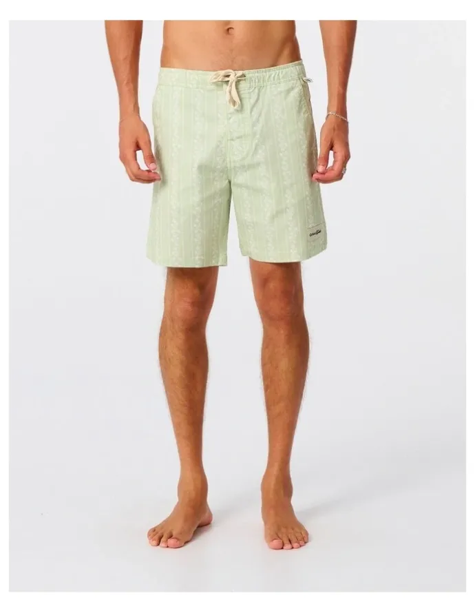 Critical Slide Peace Floral Trunk 16 in Seagrass