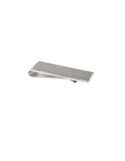 Cudworth Antique Rhodium Plated Money Clip in Silver