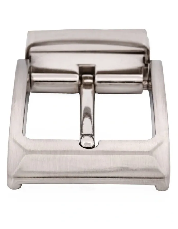 Cudworth Brushed Belt Buckle in Silver