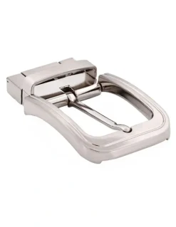 Cudworth Brushed Belt Buckle in Silver