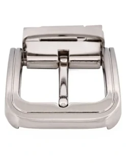 Cudworth Brushed Belt Buckle in Silver