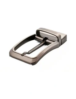 Cudworth Brushed Belt Buckle in Gunmetal