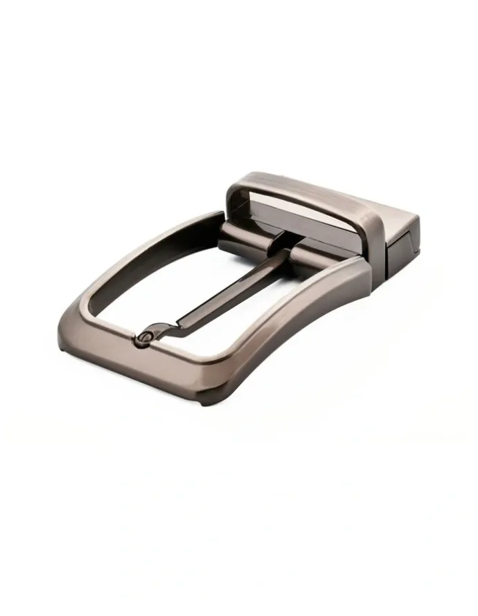 Cudworth Brushed Belt Buckle in Gunmetal