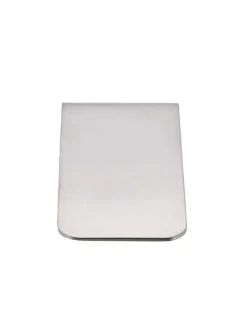 Cudworth Brushed Rhodium Plated Money Clip in Silver