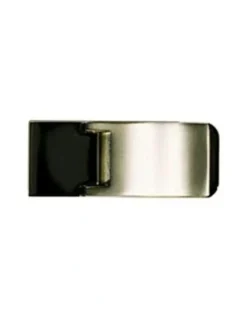 Cudworth Brushed Rhodium Plated Money Clip in Silver
