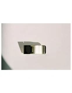 Cudworth Brushed Rhodium Plated Money Clip in Silver