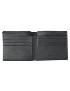 Cudworth Carbon Fibre Leather Wallet in Black