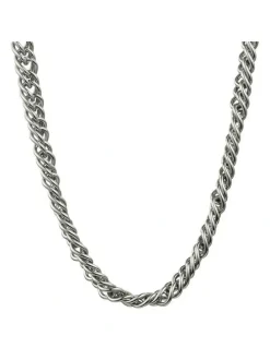 Cudworth Chunky Stainless Steel Chain 50cm in Silver