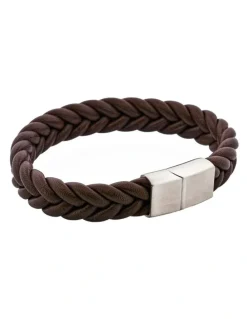 Cudworth Classic Umber Leather Bracelet in Brown