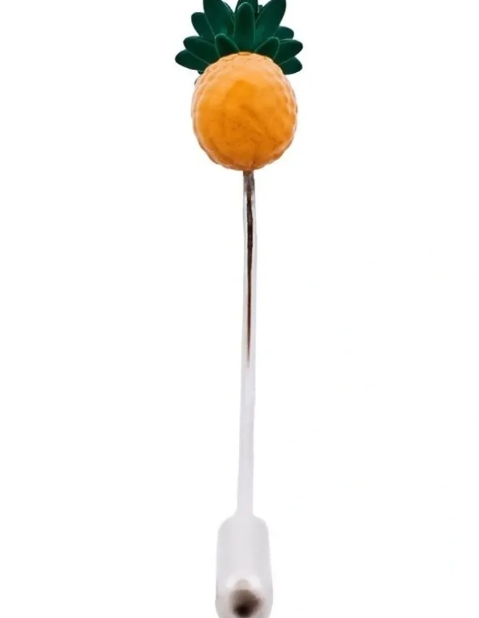 Cudworth Coloured Pineapple Lapel Pin