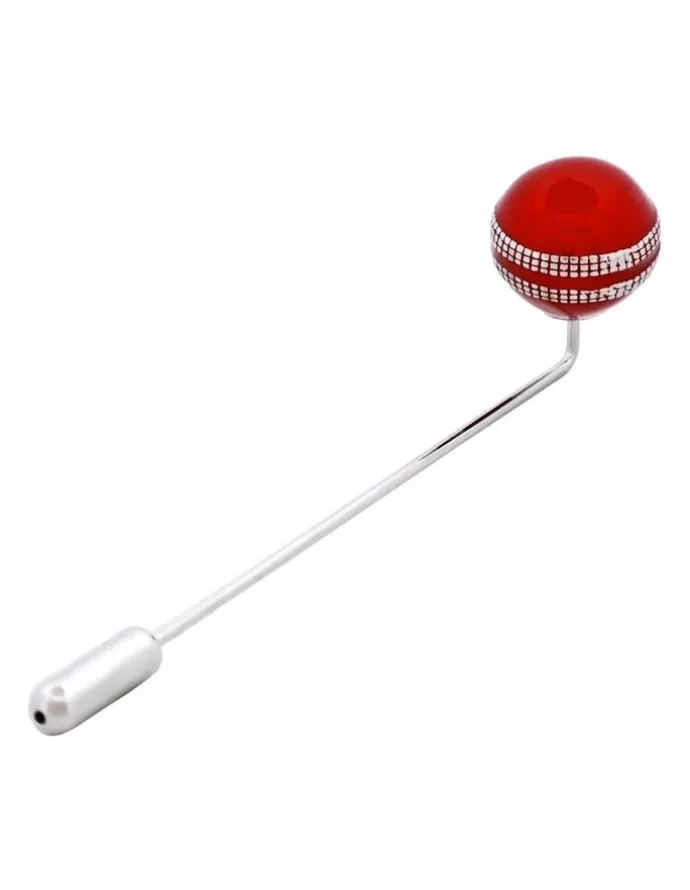 Cudworth Cricket Ball Lapel Pin