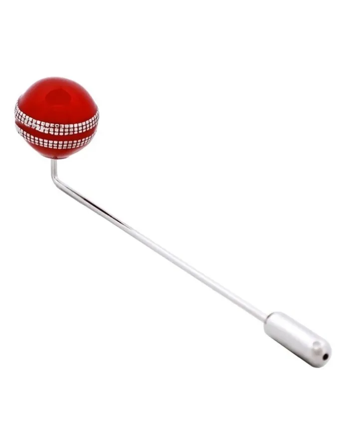Cudworth Cricket Ball Lapel Pin