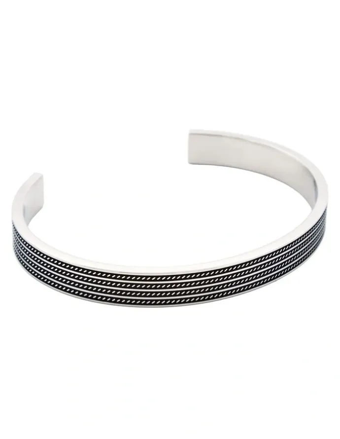 Cudworth Ion Plated Gun Metal/Steel Cuff