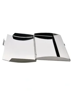 Cudworth Metal Business Card Holder in Silver
