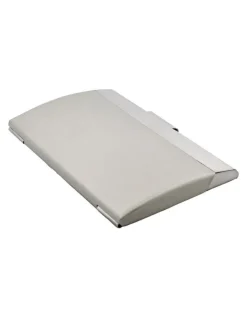 Cudworth Metal Business Card Holder in Silver