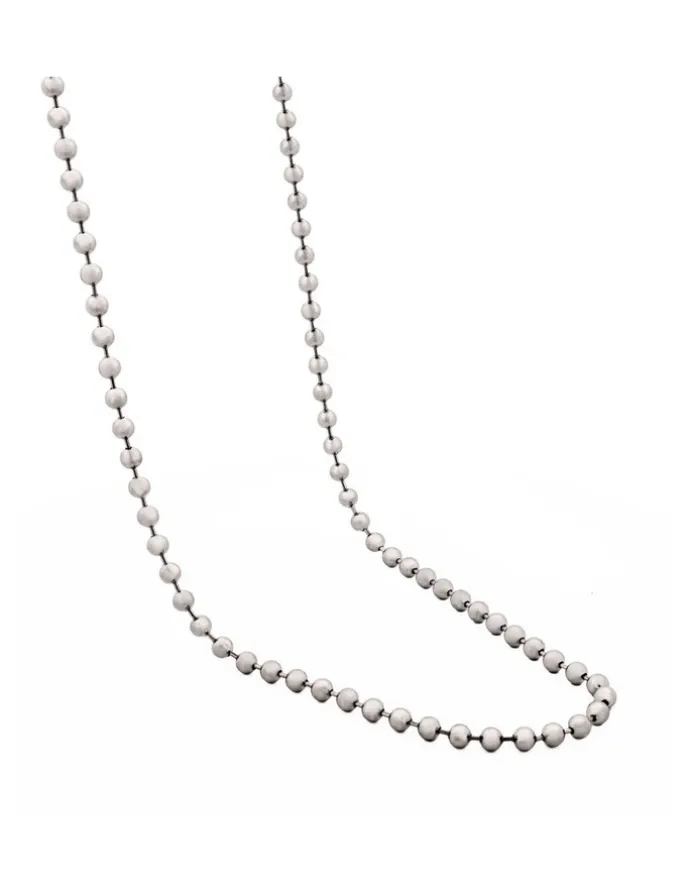 Cudworth 4mm Ball Chain 55cm in Silver