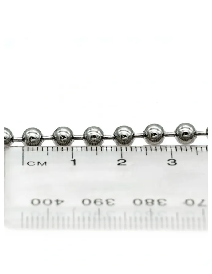 Cudworth 4mm Ball Chain 55cm in Silver