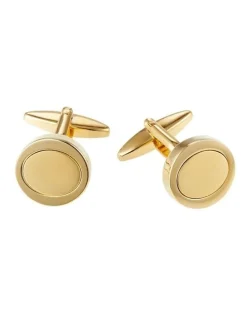 Cudworth Oval Cufflinks in Gold