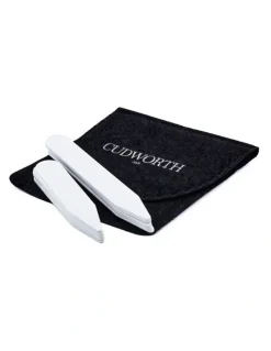 Cudworth Plastic Collar Stays 6 Pairs Large in White