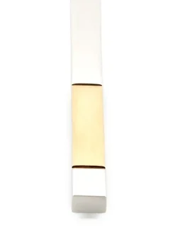 Cudworth Polished Stainless Steel with Brushed Ion Plated Gold Tie Slide