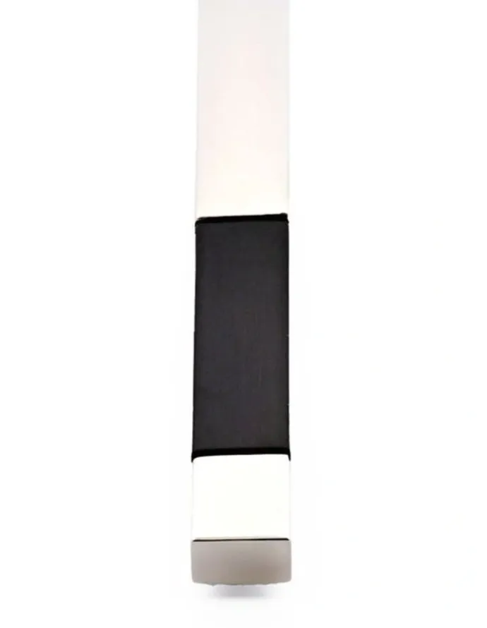 Cudworth Polished Stainless Steel with Brushed Ion Plated Gun Metal Tie Slide