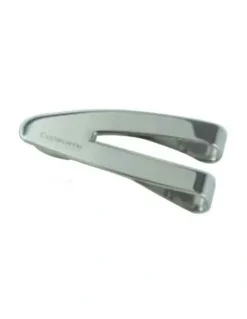 Cudworth Polished Stainless Steel V Shaped Money Clip in Silver