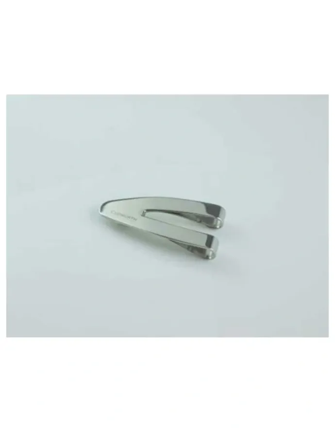 Cudworth Polished Stainless Steel V Shaped Money Clip in Silver