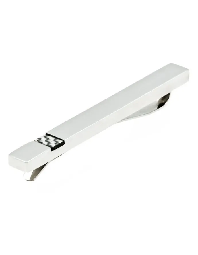 Cudworth Polished Stainless Steel Tie Slide with Fibreglass inlay