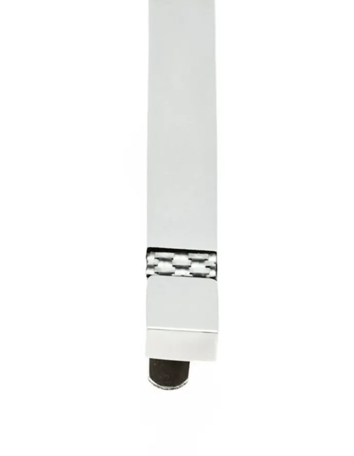 Cudworth Polished Stainless Steel Tie Slide with Fibreglass inlay