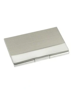 Cudworth Pu Business Card Holder in Brown