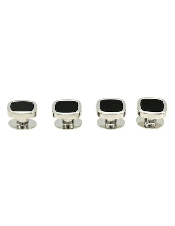 Cudworth Rhod Cushion Shirt Stud Set of 4 in Black