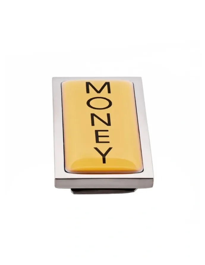 Cudworth Rhodium Plated And Resin Money Clip in Silver