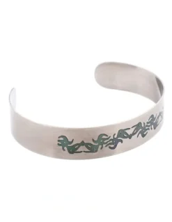 Cudworth Savage Stainless Steel Bangle in Silver