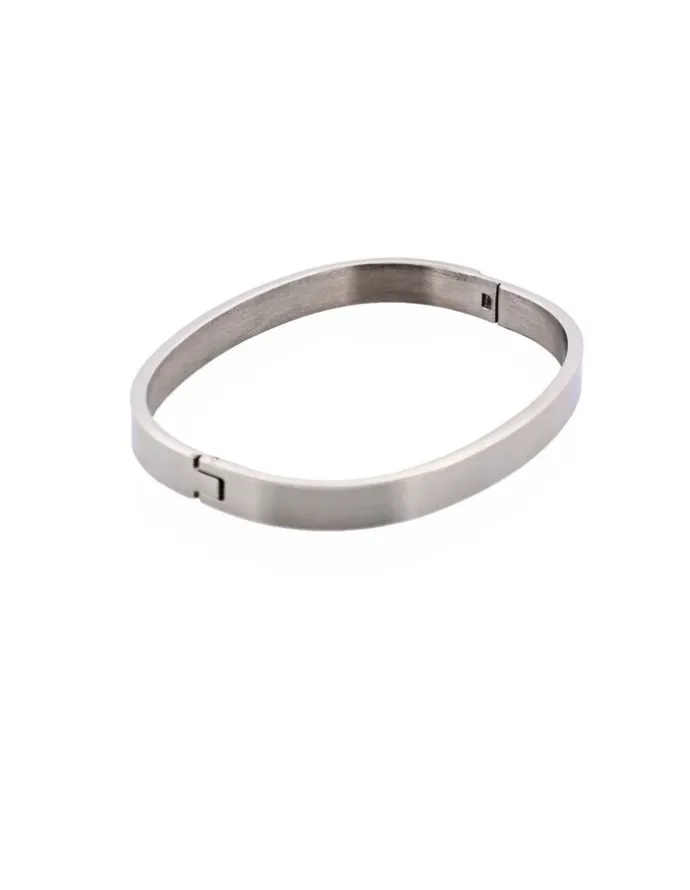 Cudworth Savage Stainless Steel Bangle in Silver