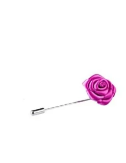 Cudworth Small Pink Floral Lapel Pin in Pink