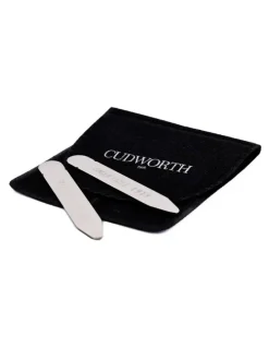 Cudworth Smartset Stainless Steel Collar Stays in Silver
