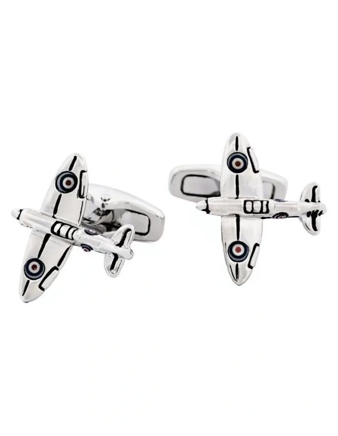 Cudworth Spitfire Cufflinks in Silver