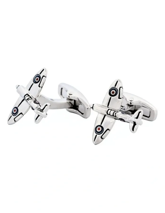 Cudworth Spitfire Cufflinks in Silver