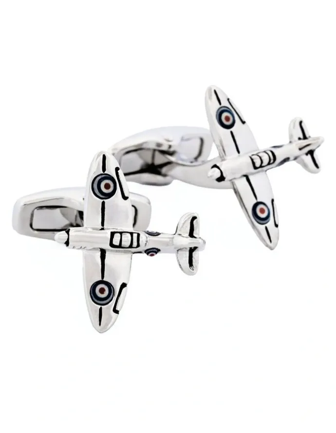Cudworth Spitfire Cufflinks in Silver
