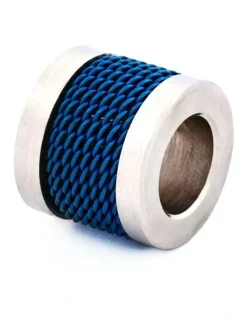 Cudworth Stainless Steel Bead in Blue
