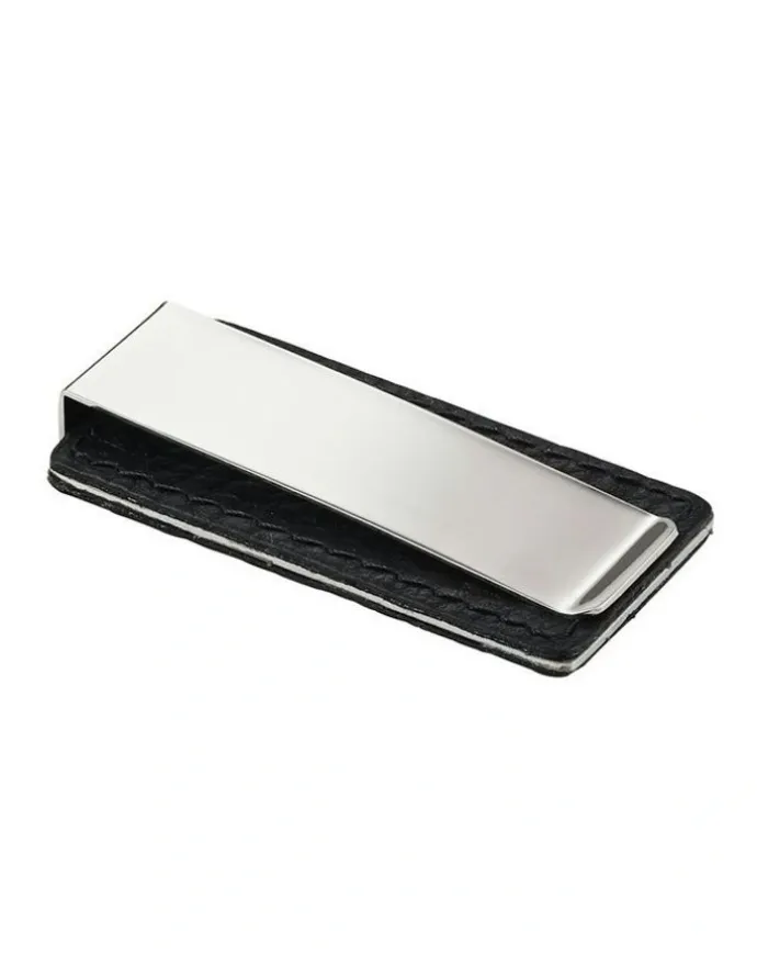 Cudworth Stainless Steel PU Money in Black