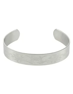 Cudworth Stainless Steel Bangle in Silver