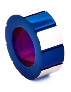 Cudworth Stainless Steel Bead in Blue/White