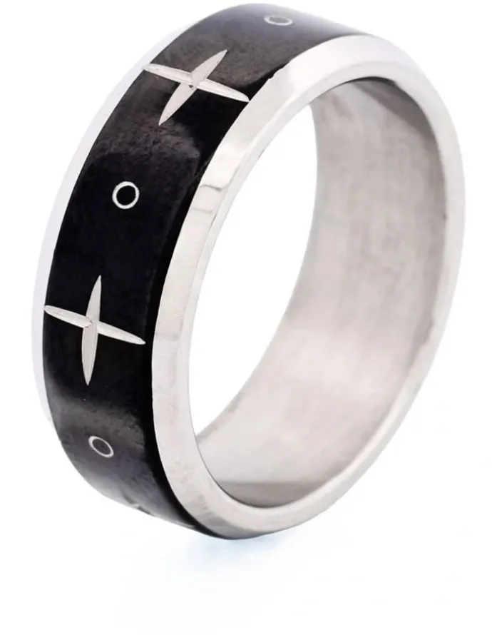 Cudworth Stainless Steel Ring 642-81 in Silver